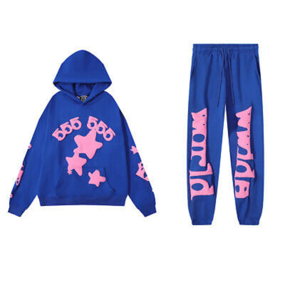 Sp5der Blue Tracksuit